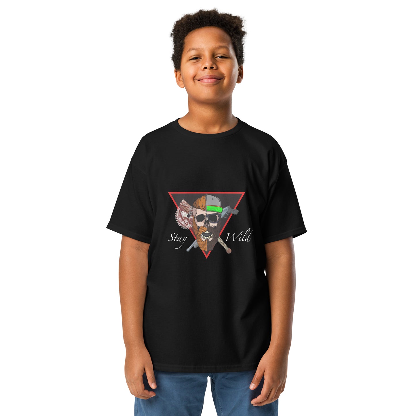 Youth classic tee (stay wild)
